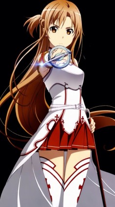 So, my hair is way too long right now, but I feel like I need to let it grow enough that I can straighten it and do this style. I have to be Asuna at least once before I get it cut!!