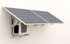 Solar powered air conditioner