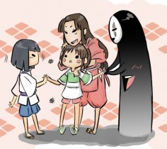 Somebody finally included Lin in their fanart!! I love you guys!! :D Team Spirited Away. B)