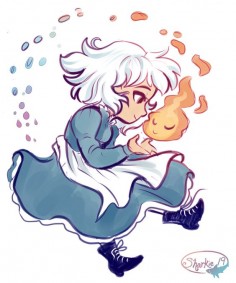 Sophie And Calcifer by sharkie19 on DeviantArt