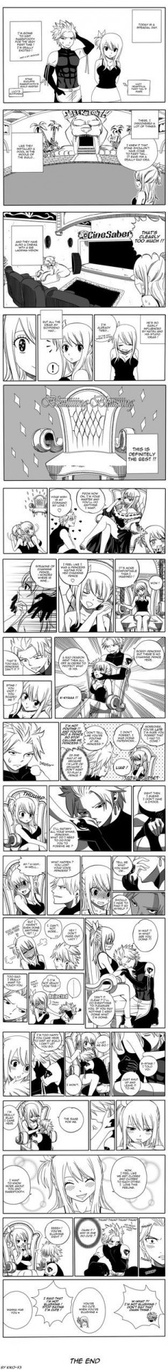 Special day, Lucy visits Sabertooth [Sting x Lucy] by Kiko-x3