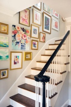 Staircase Wall Art Gallery - Madarina Studio