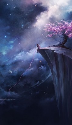 Star Blossom cliff,  Lonely on the edge of the "world"