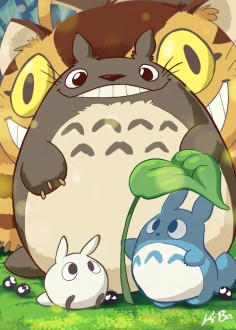 Studio Ghibli: My Neighbor Totoro Art Card by *kevinbolk