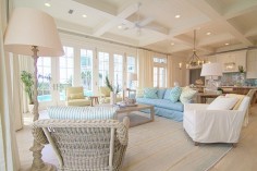Sweet, sweet beach house living room! LOOOOVEEEEE it. Meredith McBrearty - PORTFOLIO - florida beach house