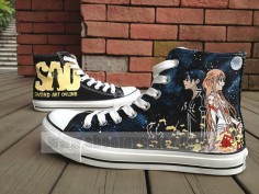 Sword Art Online anime shoes hand painted sneaker