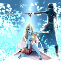 Sword Art Online. Kirito and Asuna