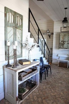 =Texas Farmhouse / home of Chip and Joanna Gaines, Crawford, Texas love the brick and all the white shiplap