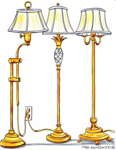 The Floor Lamp is a very versatile light fixture that you can use in many different rooms in your house. The light fixture comes in an assortment of styles and finishes, and stands 58 to about 64 i…