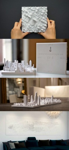 The Microscape is a really cool art-mural of a city. You can purchase a 3D printed ‘square plot of the city’ to give your mantelpiece a cool, kitschy touch, or go ahead and purchase adjacent plots to make a crazy mural of your metropolitan city. #YankoDesign