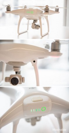The Phantom 4 is DJI's most advanced "prosumer" drone ever, and it looks pretty sharp, too