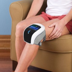 The Triple Therapy Knee Pain Reliever - Hammacher Schlemmer