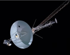 The twin Voyager spacecraft, launched in 1977, completed their survey of the Outer Planets in the 1980s and are now headed for interstellar space. They will become the first man-made objects to go beyond the influences of the Sun, hopefully returning the first measurements of what it is like out there.