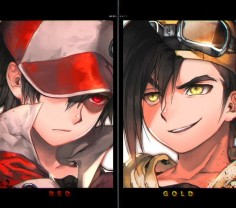 Their eyes match their  never noticed that (That unforgettable battle by kawacy on deviantART)