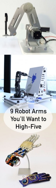 These amazing bot arms can tighten screws, paint pictures, assemble things, and more.