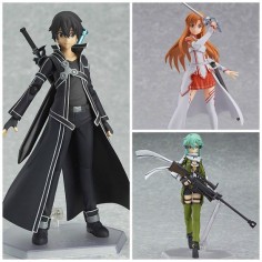 These are so awesomely detailed! SAO collectable figures.