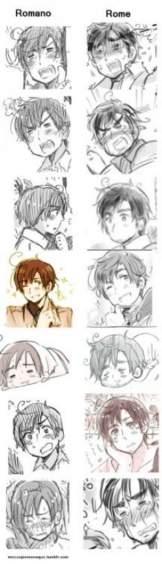 This brings up my headcanon that Romano looks more like Rome than Italy. 