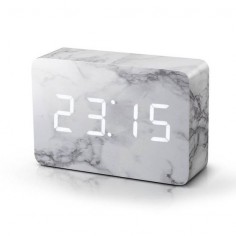 This incredible futuristic clock: | 19 Minimalist Marble Things That Will Warm Your Stone Cold Heart