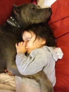 This is adorable. I hope my kids have this kind of relationship with my dog.