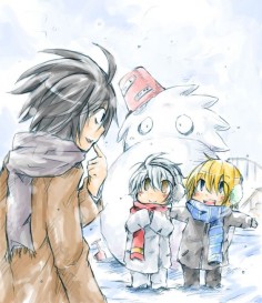 This is freaking adorable. | L, Near and Mello