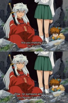 This is why I love Inuyasha and Shippo's relationship. XD
