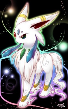 This needs to be a real Pokemon. So pretty! It's from a different anime but i can imagine it being a pokemon.