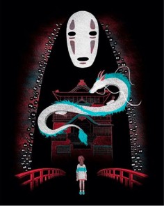 This perfect artwork of the main characters from Spirited Away: | 23 Of The Most Gorgeous Pieces Of Miyazaki Fan Art