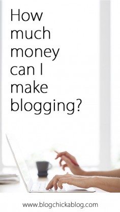 This will give you at least SOME idea of what to expect!  How much money can I make blogging?  Blogging Tips | How to Blog