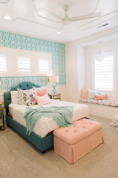 Those patterns and colours together are divine! House of Turquoise: Four Chairs Furniture | Millhaven Homes
