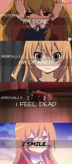 #Toradora #Taiga #Quote Until you come in, and make everything better. Tiaga & Ryuji Forever ♥