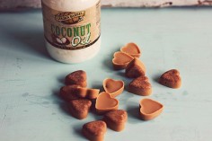 Try these peanut butter and coconut oil dog treats to utilize all of the healthy benefits that Golden Barrel Coconut Oil can offer dogs.