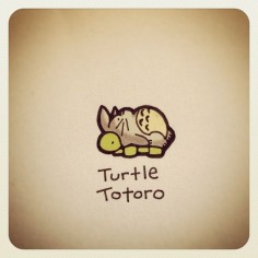 Turtle Totoro #turtleadayjuly - @Turtle Wayne- #webstagram