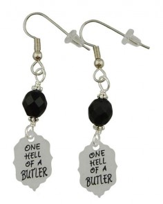 Unique Creations — Black Butler Inspired Earrings, anime manga jewelry