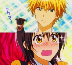 Usui puppy style, even Misaki couldnt resist