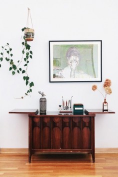 vintage-inspired styling via apartment therapy