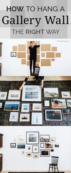 We're always looking for cheap and easy DIY wall decor ideas. A DIY gallery wall is the perfect way to display your favorite family photos! Click to learn how