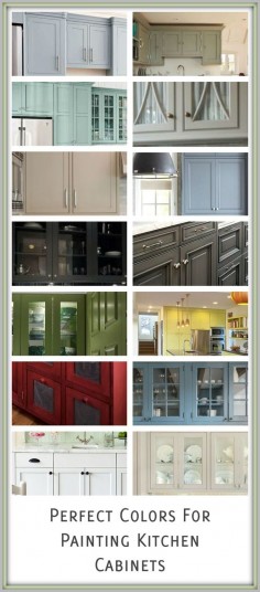 When trying to decide on a color to paint your kitchen cabinets, keep in mind that your color choice is a little different than painting a piece of furniture. If for any reason you decide to move, ...