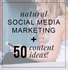 Why promoting your blog or business in a natural way will help you grow, plus some ideas to help you get started.
