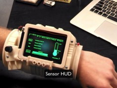 Working Pip-Boy 3000 designed for astronauts: A 3D-printed prototype wearable designed for astronauts takes its inspiration directly from the screens of the Fallout series.