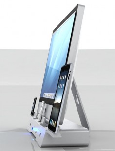 Wow. I can only wish. The Docking and Storage Base for iMac, iPod, iPhone & iPad by Yaser Alhamyari » Yanko Design