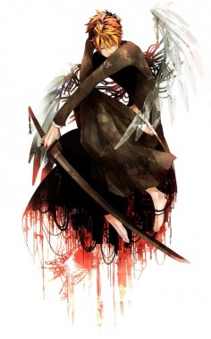 Wow, Ichigo looks pretty amazing like this. Almost like a tortured hero, which is basically what he is ;D