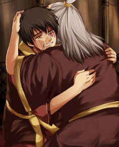 Yes, I'll admit I started crying a bit at this part. They'd both come so far, and traveled so  and Zuko had learned so  how could I not?