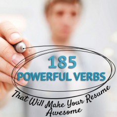 You don't want to have the same old verbs on your resume as everyone else—and hiring managers get tired of reading them.
