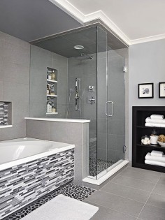 You'll be amazed at how much storage and cabinet space these bathrooms packed into a small amount of space. Ensure your bathroom remodel gives you plenty of storage by browsing through these inspiring project ideas.