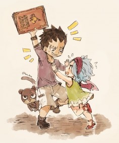young Gajeel, Levy and Lily_sketchy ✖ flavor