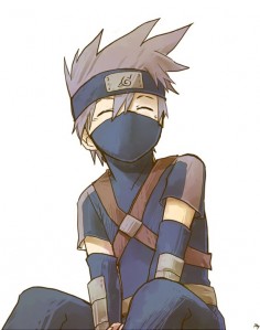 Young Kakashi | Naruto #anime (awww, I still think he's a little kid on the inside.)