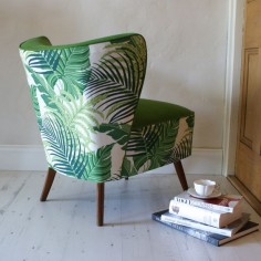 1950s Sanderson Jungle Kin Cocktail Chair by DUNCOMBEOXLEYS on Etsy