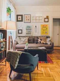 A Cozy Brooklyn Apartment for an Artist and Teacher | Design*Sponge