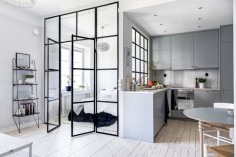 A Tiny Stockholm Apartment Makes the Most of 400 Square Feet