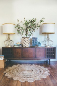 Boho Eclectic Fall Home Tour featuring @Raymour and Flanigan Bohemian Elegance Table Lamps. Love these!